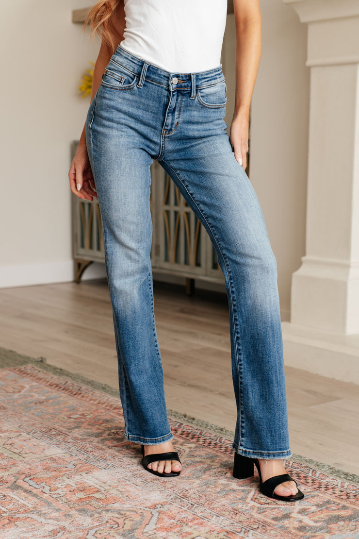 Genevieve Mid Rise Vintage Bootcut Jeans