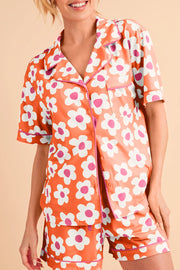 PREORDER: Floral Button Down Pajama Set in Four Colors