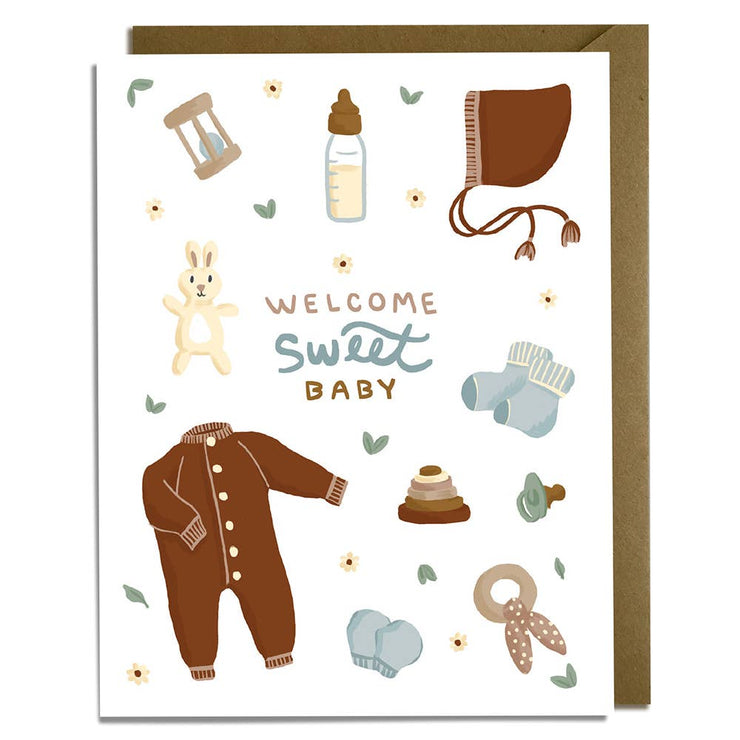 Welcome Sweet Baby Card