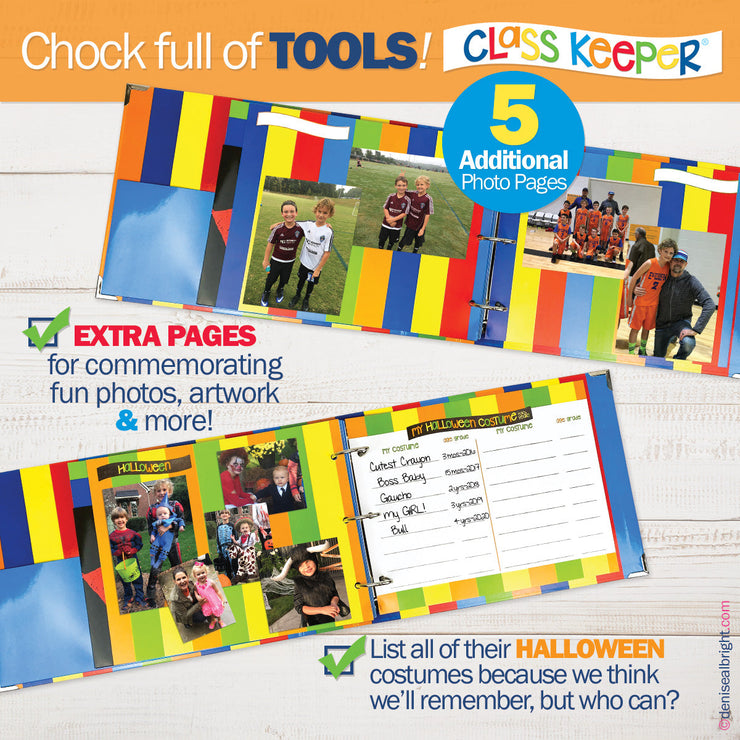 Class Keeper® Easiest School Days Memory Book | (2) Styles | Keepsake - Denise Albright® 