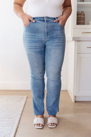 Jody Slim Flare Side Slit Jeans