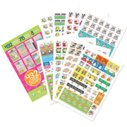 Best Planner Stickers | Family, Work, To-Dos, Events, Goals | 8 Styles - Denise Albright® 