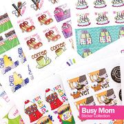 Best Planner Stickers | Family, Work, To-Dos, Events, Goals | 8 Styles - Denise Albright® 