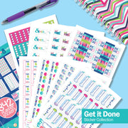 Best Planner Stickers | Family, Work, To-Dos, Events, Goals | 8 Styles - Denise Albright® 